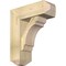 Ekena Millwork Olympic Craftsman Rough Sawn Bracket w/ Offset Brace, Douglas Fir, 8"W x 22"D x 26"H BKT0806X22X26OLY04RDF - alternate 1